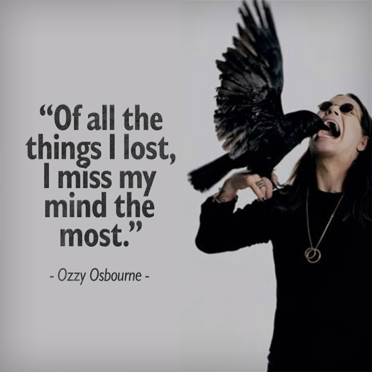 Ozzy Osbourne lainaus